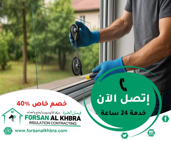 تركيب زجاج