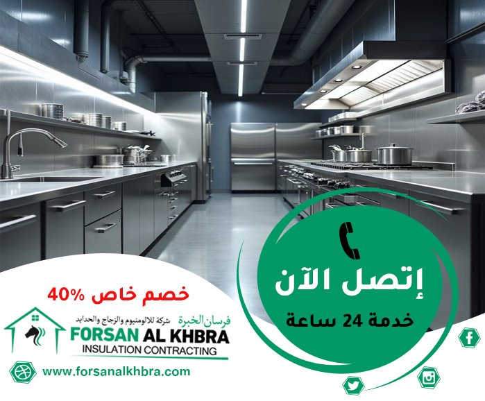 تفصيل مطابخ ستانلس ستيل في راس الخيمة